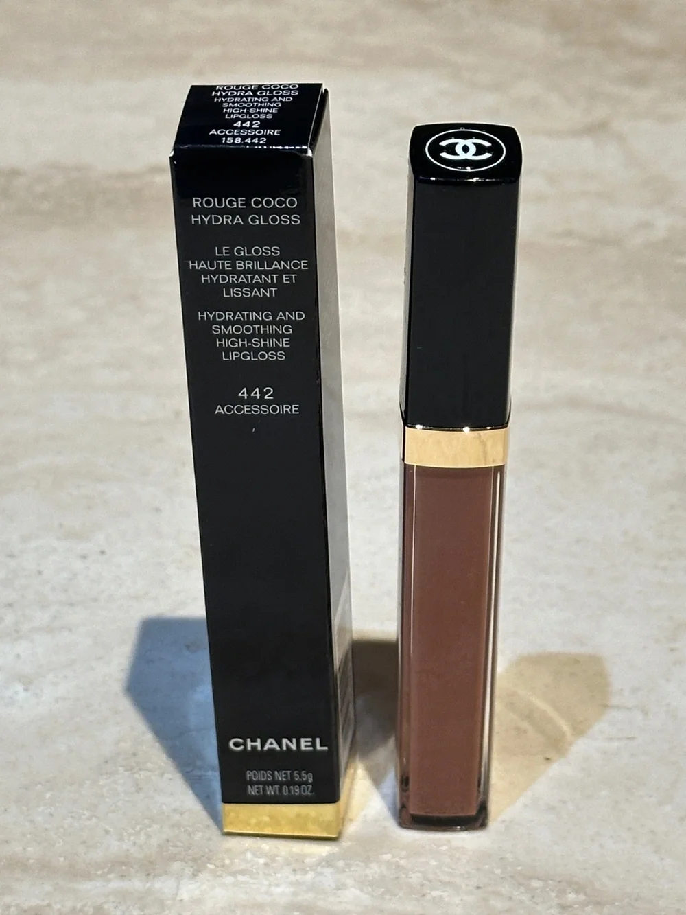 CHANEL Rouge Coco Hydra Gloss Lipgloss - 442 ACCESSOIRE